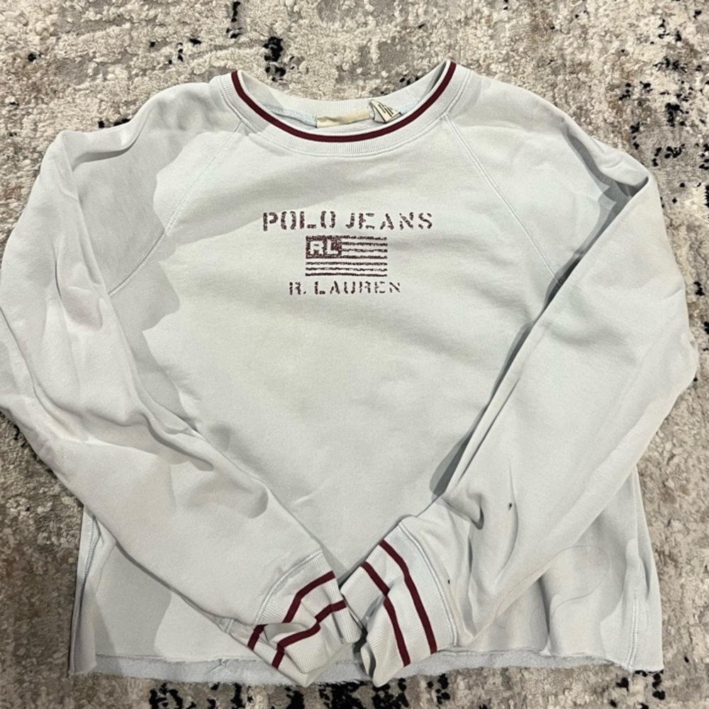 Polo Jeans Ralph Lauren White Sweatshirt
